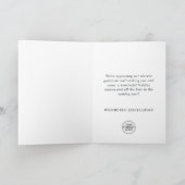 Carte de vœux d'entreprise Boule de Noël Étincelle (Intérieur)