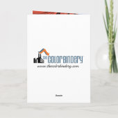 Carte de voeux d'entreprise Imaginaire de vacances (Dos)