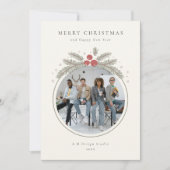 Carte de vœux d'entreprise minimaliste moderne (Devant)