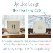 Carte de Vœux d'Entreprise Minimaliste Moderne