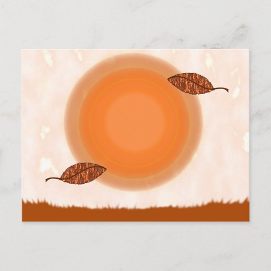 Carte de voeux d'équinoxe d'automne (Devant)