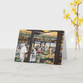 Carte de voeux des agriculteurs de Miskolc (Fleur jaune)