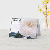 Carte de voeux des amis 2 (Fleur jaune)