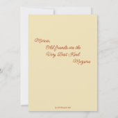 Carte de voeux des anciens amis (Dos)