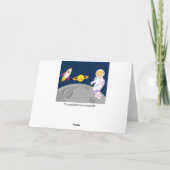 Carte de voeux des astronautes de l'espace extra-a (Dos)