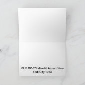 Carte de voeux des avions (Intérieur)