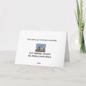 Carte de voeux des bâtiments du foie (Dos)