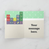 Carte de voeux des blocs du futur biologiste (Intérieur)