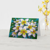 Carte de voeux des Caraïbes de gemmes (Fleur jaune)