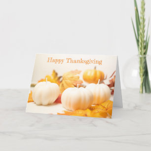 Carte de voeux des Citrouilles de Thanksgiving