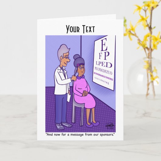 Carte de voeux des commanditaires (Fleur jaune)