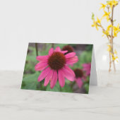 Carte de voeux des Conflowers (Fleur jaune)