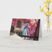 Carte de voeux des couleurs (Fleur jaune)