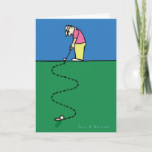 Carte de voeux des golfeurs (Devant)