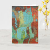 Carte de voeux des indices (Fleur jaune)