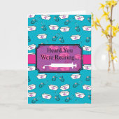 Carte de voeux des infirmières retraitées #15 (Fleur jaune)