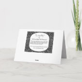 Carte de voeux des loups de loyauté (Dos)