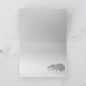 Carte de voeux des loups de loyauté (Intérieur)