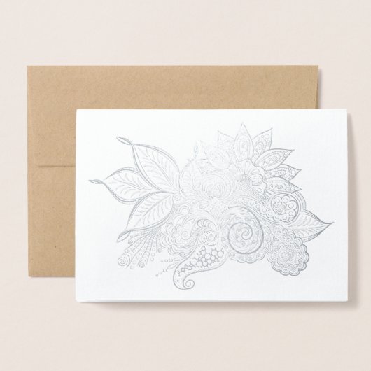 carte de voeux des moments de calme (Devant avec enveloppe)