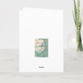 Carte de vœux des plages des Outer Banks (Dos)