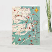 Carte de vœux des plages des Outer Banks (Devant)