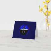 Carte de vœux des potions de sorcier (Fleur jaune)