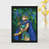 Carte de voeux des prêtres mayas (Fleur jaune)