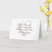 Carte de voeux des rêves (Fleur jaune)