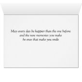 Carte de voeux des routes de pays (Intérieur Horizontal (Bas))