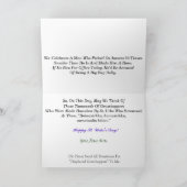 Carte de voeux des sauterelles déplacées de St. Ur (Intérieur)