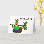 Carte de voeux des sauterelles déplacées de St. Ur (Fleur jaune)