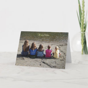 Carte de voeux des soeurs