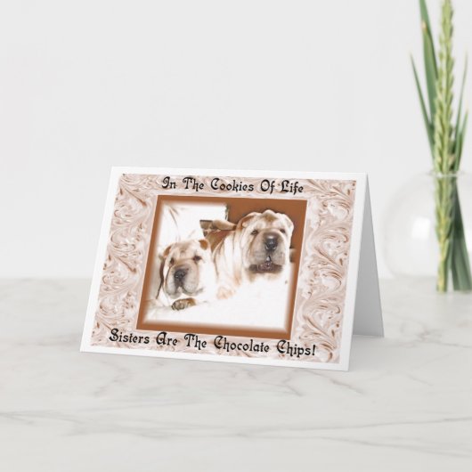 Carte de voeux des soeurs (Devant)