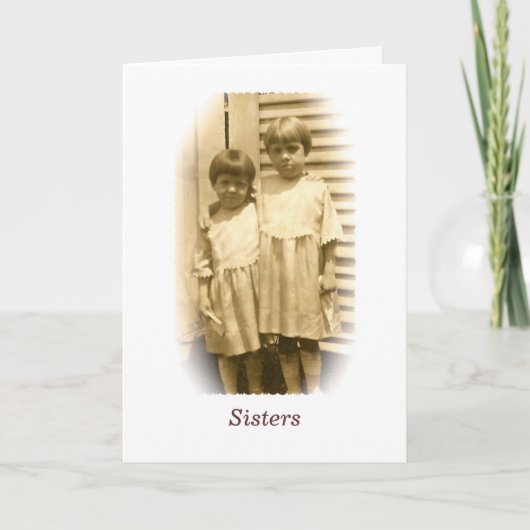 Carte de voeux des soeurs (Devant)