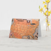 Carte de voeux des tribus autochtones (Fleur jaune)