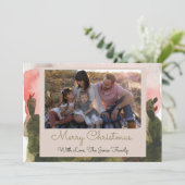 Carte de vœux désertique à l'aquarelle pour les fê (Debout devant)