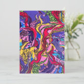 Carte de voeux design "Jungle Fever" (Debout devant)