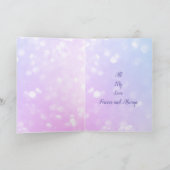 Carte de voeux design pour le 1er anniversaire (Intérieur)