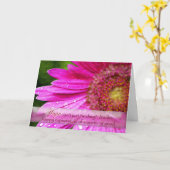 Carte de voeux d'espoir (Fleur jaune)