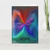 Carte de voeux d'espoir/Heures difficiles (Devant)