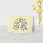 Carte de voeux d'été des FC (Fleur jaune)