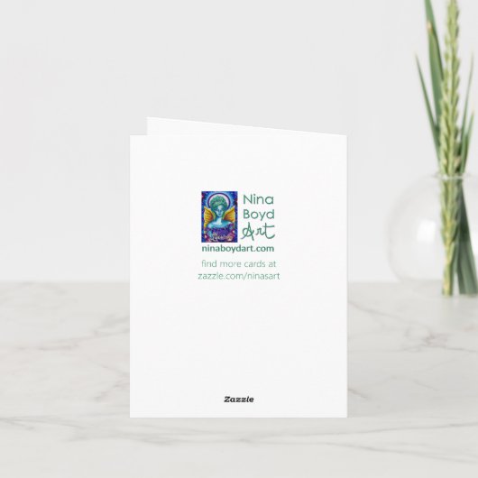 Carte de voeux d'été léger (Dos)