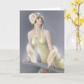 Carte de voeux d'été Siren (Fleur jaune)