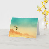 Carte de voeux d'été vintage (Fleur jaune)