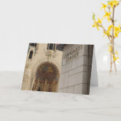 Carte de voeux Detroit, Michigan (Fleur jaune)