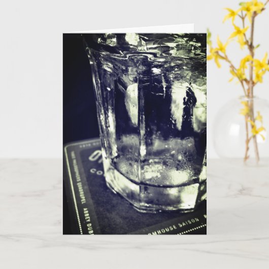 Carte de voeux Devine Intervention (Fleur jaune)