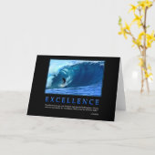 Carte de voeux d'excellence (Fleur jaune)