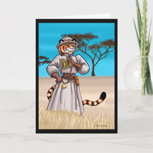 Carte de voeux d'explorateur (Devant)