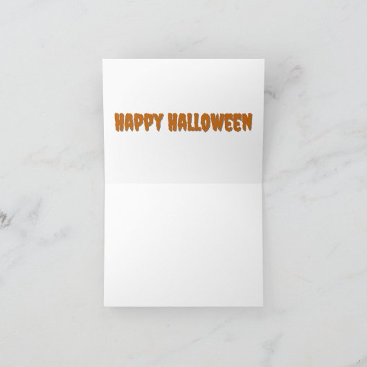 Carte de voeux d'Halloween (Intérieur)
