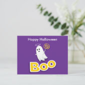 Carte de vœux d'Halloween effrayante (Debout devant)